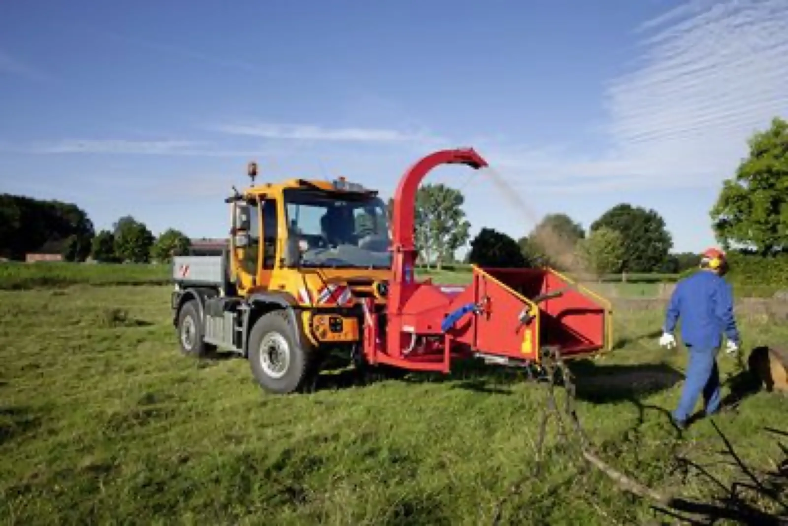 The Unimog agricultural tractor has incredible capabilities
