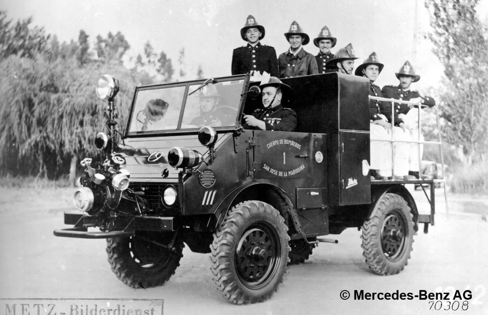 unimog u25 model series 402 fire engine