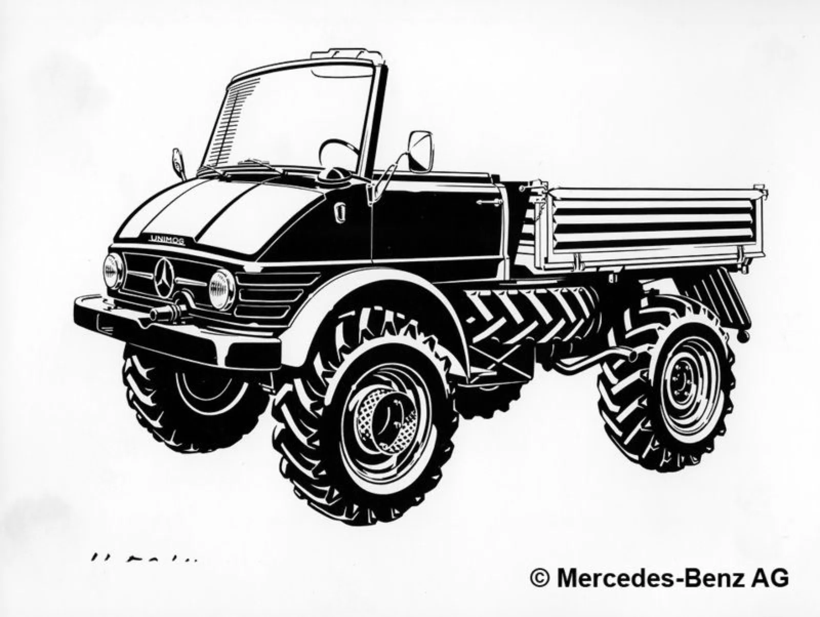 Unimog U54 series 403 open cab