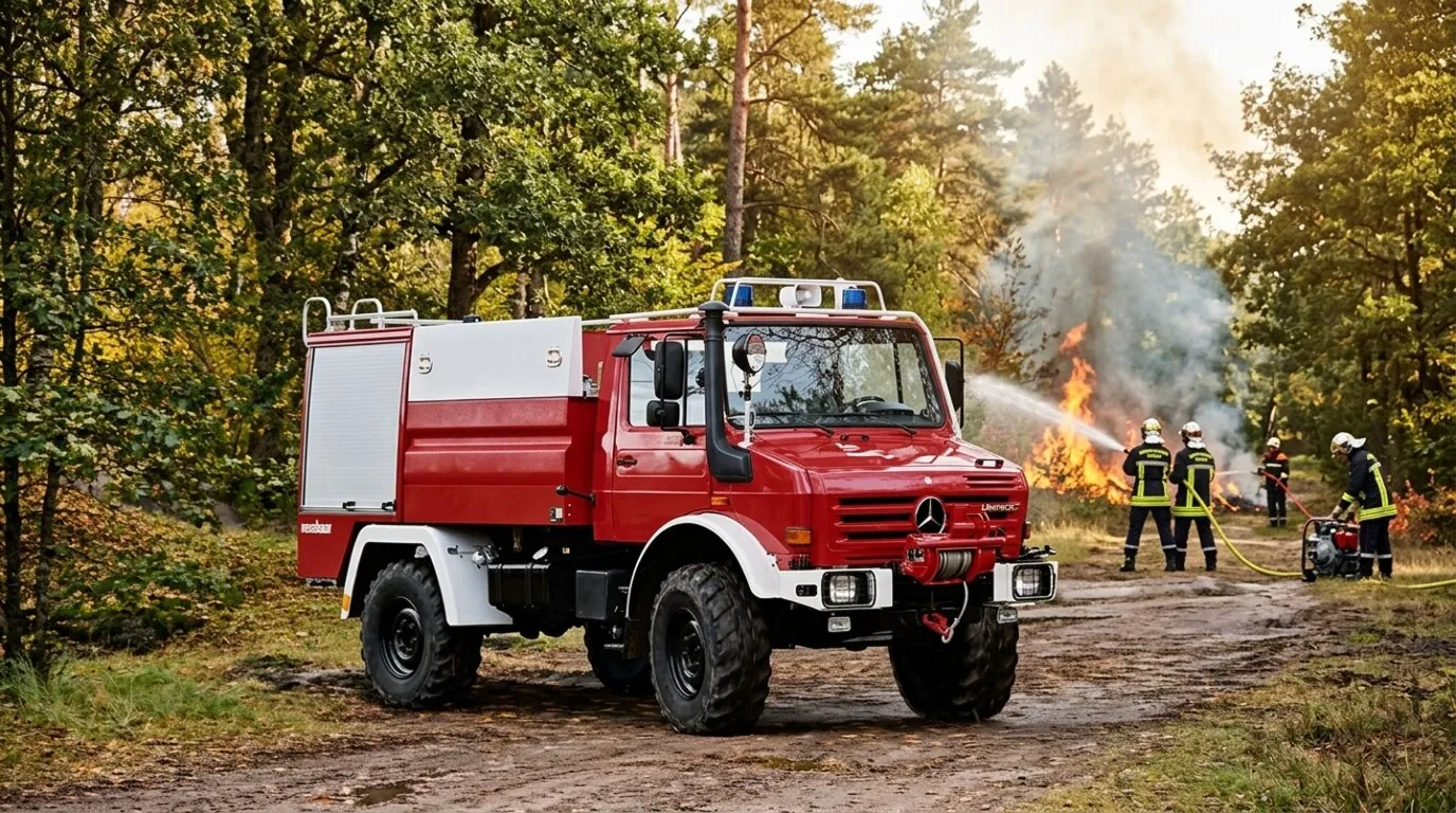 Unimog pompier U4000